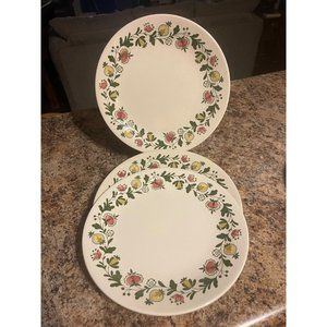 Vintage Johnson Bros. Gretchen Green Plates